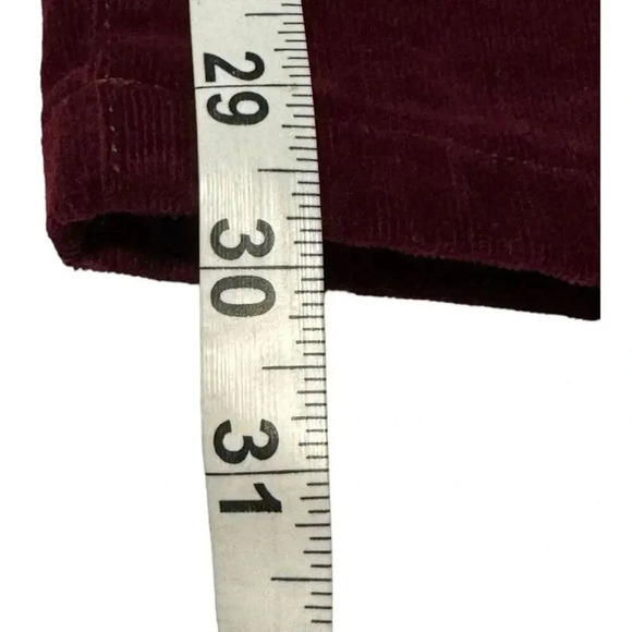 Kut From The Kloth Women’s Size‎ 6 Burgundy Corduroy Diana Skinny Jeans - Picture 5 of 7